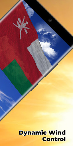 Oman Flag Live Wallpaper Screen 2