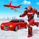 Flying Police Car Robot Hero: Robot Games Auf Windows herunterladen