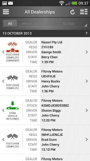 Dealer Drive Screen 2