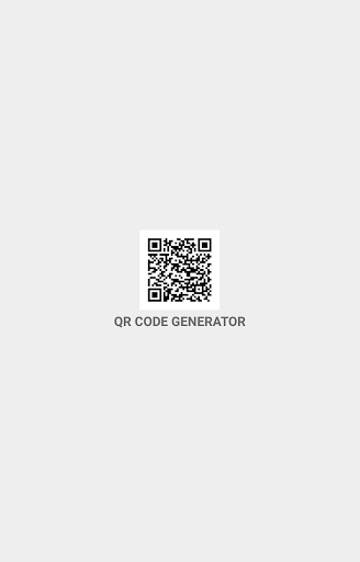 Android application QR Code Generator, Reader screenshort