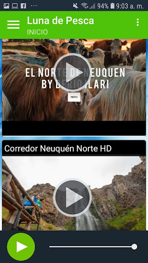 Android application Luna de Pesca Neuquén screenshort