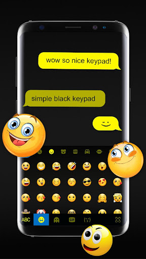 Black Yellow Business Keyboard Screen 3