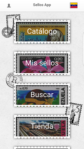 Android application Sellos Venezuela, Filatelia screenshort