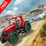 Towing Tractor 3D icon