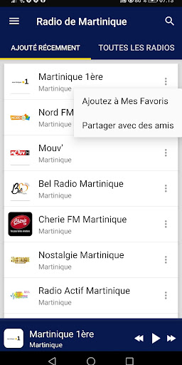 Martinique Radio Stations - France