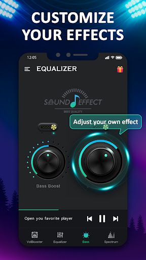 Bass & Vol Boost - Equalizer Screen 3