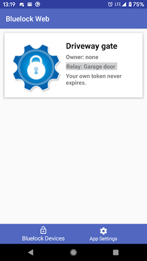 Android application Bluelock Web / Bluelock Web screenshort