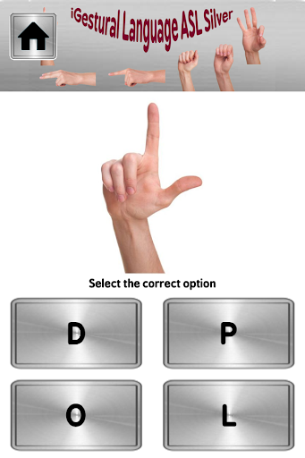 iGestural Language ASL Silver Screen 3
