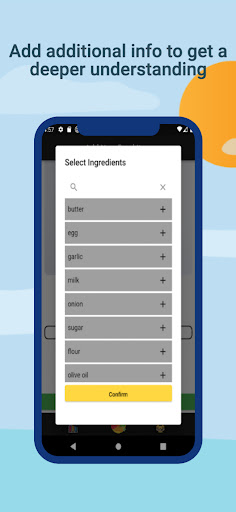 Food Intolerance Symptom Diary Screen 2