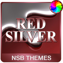 「Red Silver Theme for Xperia」のアイコン画像