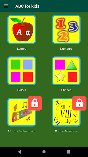 Android application ABC Kids Learn Alphabet Game screenshort
