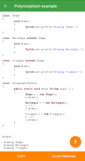 Java Programs 350 Java Example Screen 3