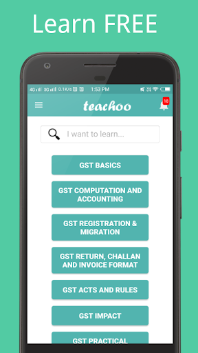 Android application Practical Knowledge GST TDS In screenshort