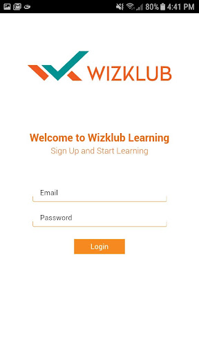 Android application WIZKLUB screenshort