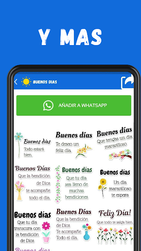 Stickers de Buenos Días Screen 3