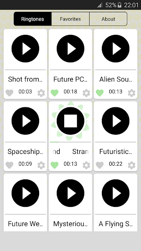 Android application Sci-Fi Sounds and Ringtones screenshort