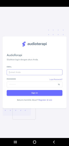 Audio Terapi Player Screen 2