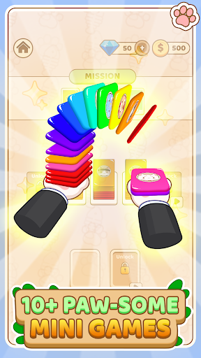Tile Cat 3 - Puzzle Match Screen 2
