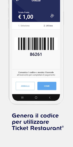 Ticket Restaurant® Screen 3