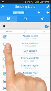 Multi SMS & Group SMS PRO Screenshot