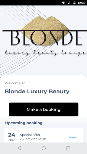 Blonde Luxury Beauty