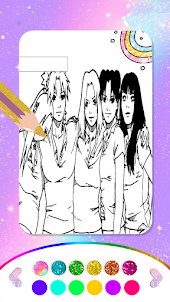 Kawaii Anime Girl ColoringBook