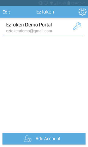EzToken Screen 2