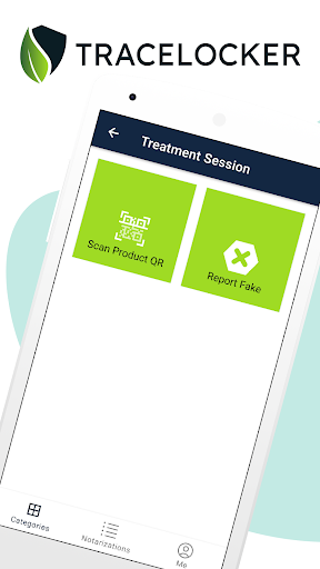 Android application Tracelocker screenshort