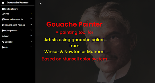 Gouache painter