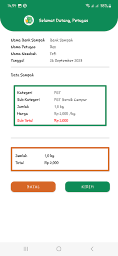 Bank Sampah Screen 3
