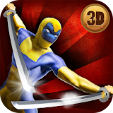 Dual Swords Superhero Crime City Defender Sim icon