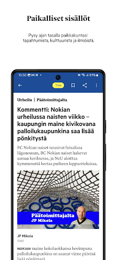 Nokian Uutiset Screen 3