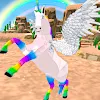 Flying Unicorn Pegasus Games icon