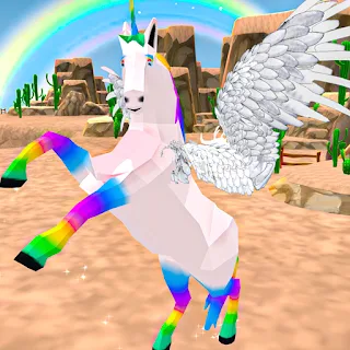 Flying Unicorn Pegasus Games apk