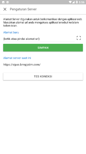 SIPAS BNNP JATIM Screen 2