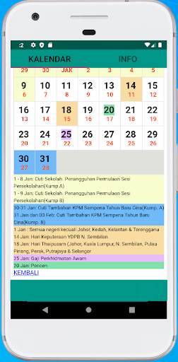 Kalendar 2024 (Malaysia) Screen 2