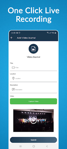 Android application Video Journal App screenshort
