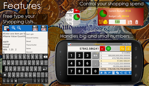 Screenshot of Shopping List Grocery & Budget