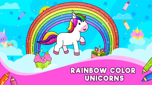 Unicorn Glitter Coloring Book: Coloring Unicornud83eudd84 screenshots 17