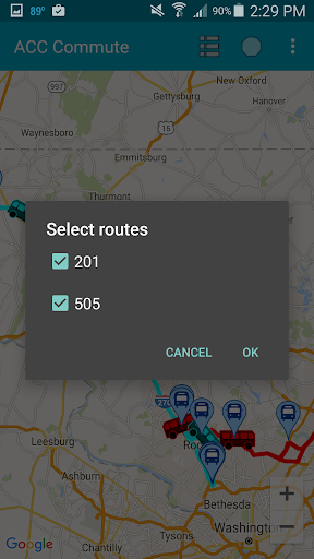 ACC Commute Screen 2