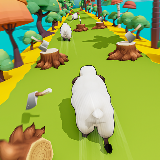 Sheep Run Endless Runner Logo