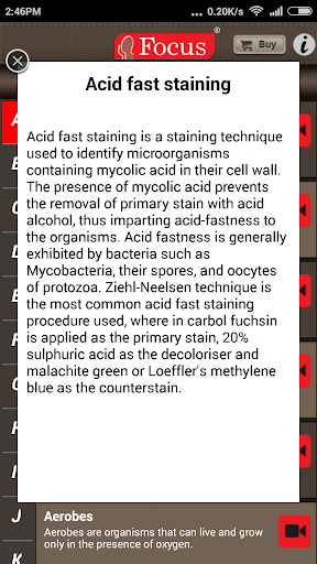 Microbiology Dictionary Screen 3