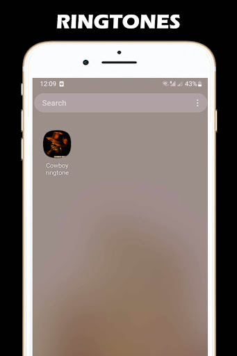 Android application Cowboy ringtone screenshort