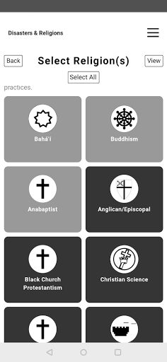 Disasters & Religions Screen 2