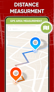 GPS mapa área calculadora