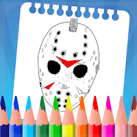Coloring Game For Friday The 13th