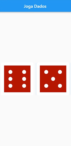 Android application Joga Dados screenshort