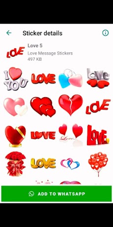 love stickers for message whatsappのおすすめ画像5