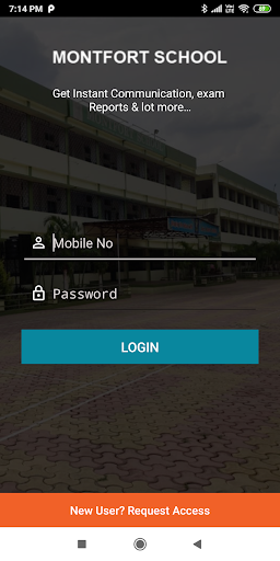 Android application Montfort School screenshort