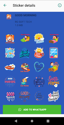 GOOD MORNING STICKERS Screen 3